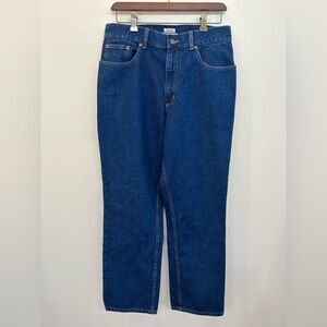 LL Bean Woman's Original Fit Jeans Item ID 272059 100% Cotton Dark Wash Size 10